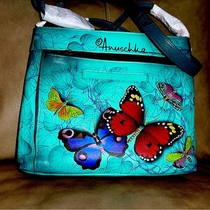 Anuschka Crossbody Organizer- BNWT